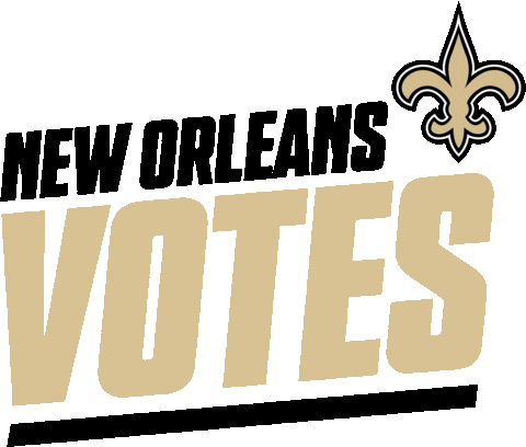 Voting New Orleans Saints Sticker by NFL