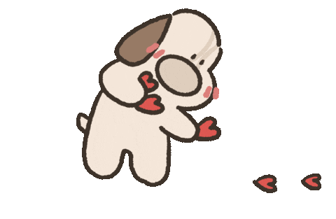 Dog Love Sticker