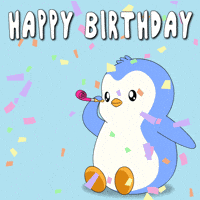 Happy Birthday Party GIF by Pudgy Penguins