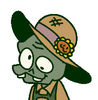 Plants Vs Zombies Zombie Sticker