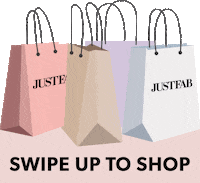 pink swipe up Sticker by JustFab