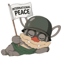 Landing War Sticker
