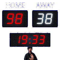 38 Away Sticker