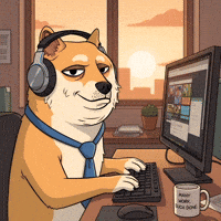 Working Work From Home GIF by Doge Pound