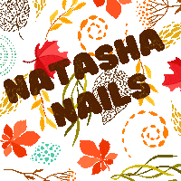 Fall Orange Sticker by NATASHA NAILS