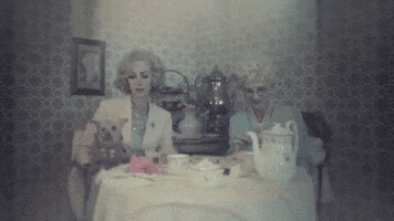 music video white powder perm GIF by Rich White Ladies