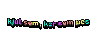Kjut Sticker by Snof_pasjasola