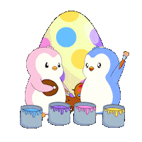 Easter Eggs Penguin Sticker by Pudgy Penguins