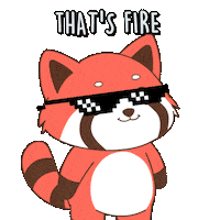Sick Red Panda Sticker