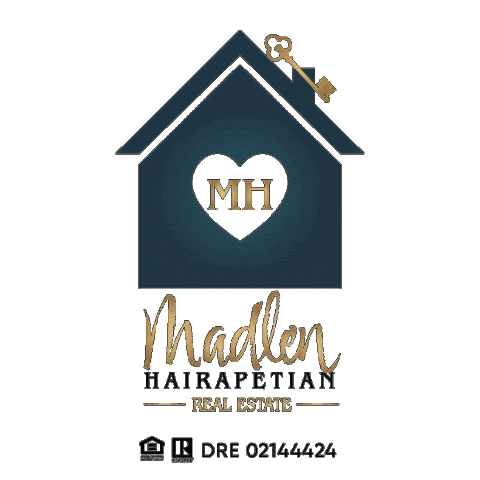 Madlenhairapetianlogogifblackgif Sticker by JohnHart Real Estate