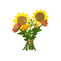 Happy Flower Sticker