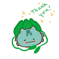 Pokemon Thank You Sticker
