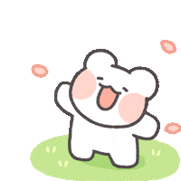 Summer Bear Sticker