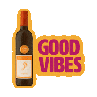 BarefootWineUK vibes happiness positive glowing Sticker