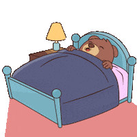 Tired Good Night Sticker by BEARISH