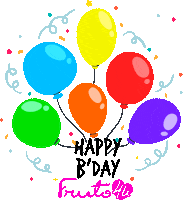 Happy Bday Sticker by frutooficial