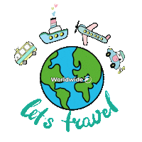 FlyVour travel worldwide traveltheworld itsflyvour Sticker