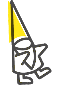 geocachinghq dance dancing yellow gnome Sticker