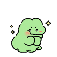 hoangageo reaction wow excited kawaii Sticker