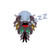Sleepy Boa Noite Sticker by Multiverso do Gnomo Nhyin