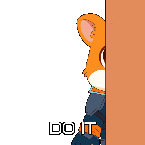 Do It Yes Sticker by Hamieverse