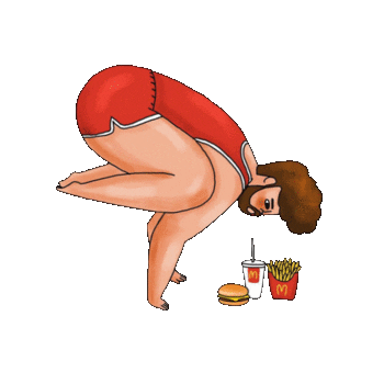 sticker yoga by Zootghost