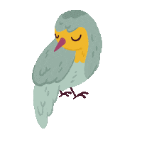 Summer Bird Sticker
