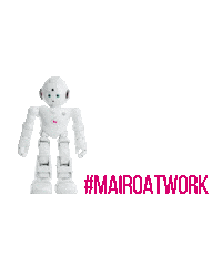 MultiplyCommunication robot technology robotics mairo Sticker