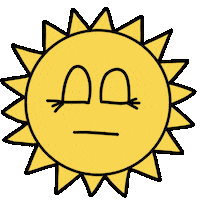 Happy Sun Sticker by Digitalgefluester