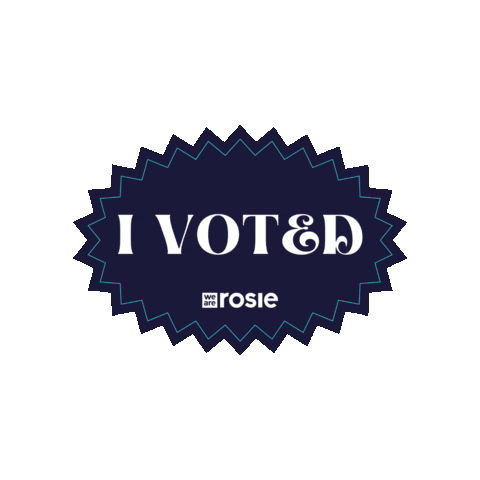 Vote Voting Sticker by We Are Rosie