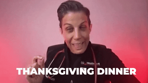 Holiday Dinner GIF by The Knew Method