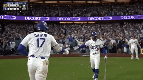 Celebrate Los Angeles Dodgers GIF by MLB