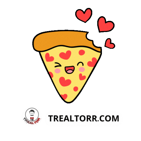 Real Estate Pizza Sticker by Trealtorr