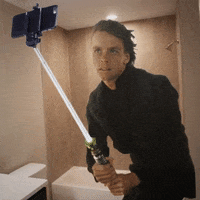 getting ready star wars GIF by Bubble Punk