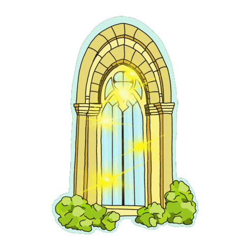 Stained Glass Window Sticker by Pittsburgh Botanic Garden