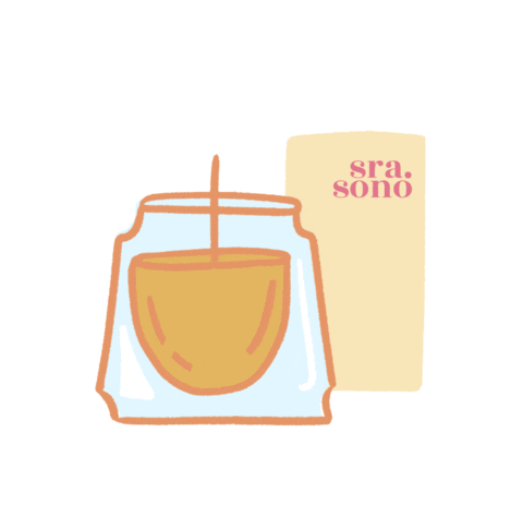 Fire Candle Sticker by Sra. Sono