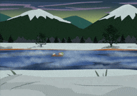 river swimming GIF by South Park 