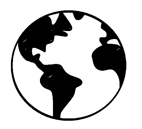 GMMB_Digital giphyupload black world planet Sticker