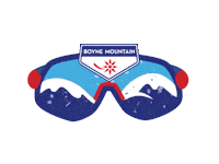 boynemountain ski skiing michigan snowboard Sticker