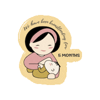 Happy 4 Months Sticker by The Nest Attachment Parenting Hub