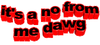 text no Sticker
