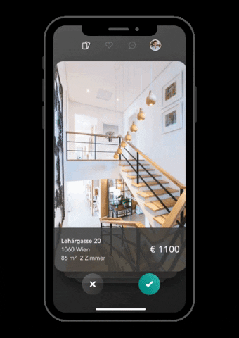 Swipe App GIF by ImmoMatch