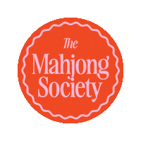 themahjsociety game night mahjong mahj the mahjong line Sticker