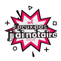 Weloge signature immobilier compromis weloge Sticker