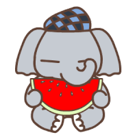 Emoji Elephant Sticker