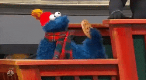 cookie monster GIF by The 91st Annual Macy’s Thanksgiving Day Parade