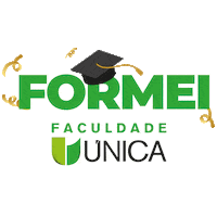 faculdade_unica formatura unica formei faculdade única Sticker