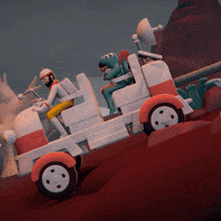 BigLizard animation space animated adventure GIF