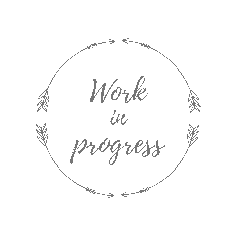 Work In Progress Sticker by Heartlines Copywriting Studio