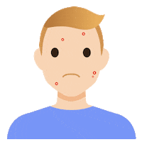 arrow acne Sticker by La Roche-Posay Ar